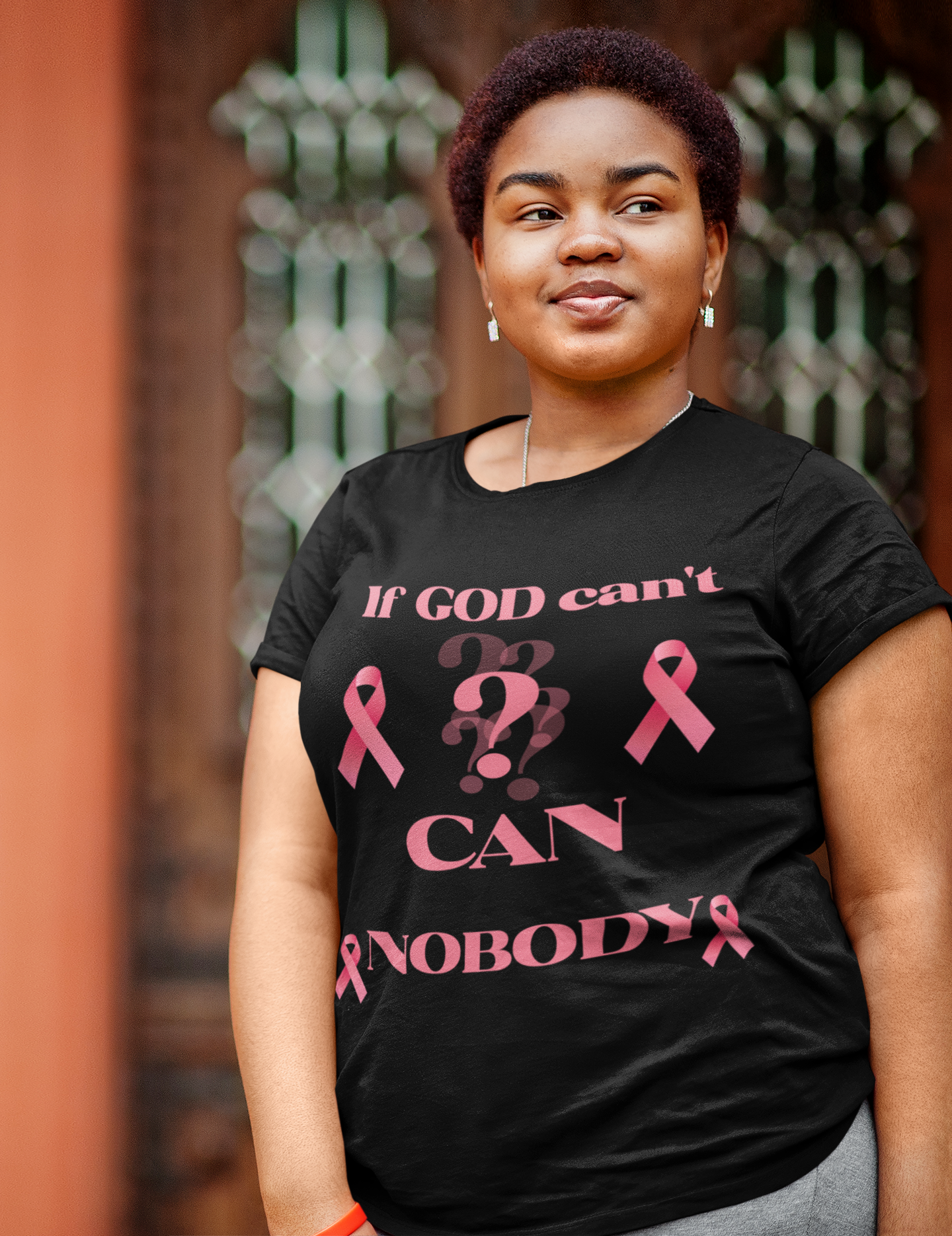 IF GOD CAN'T?   Cancer T-Shirt